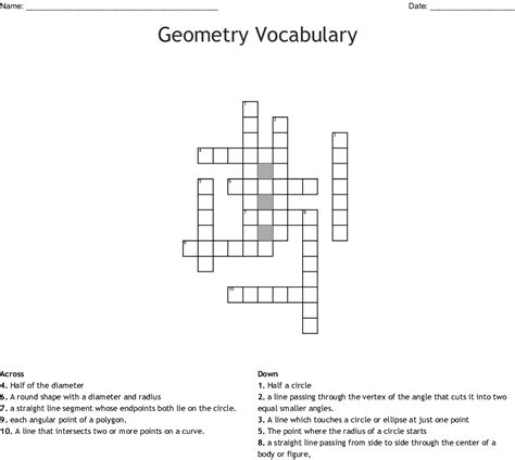 2 7 enrichment geometry crossword puzzle answer key Doc