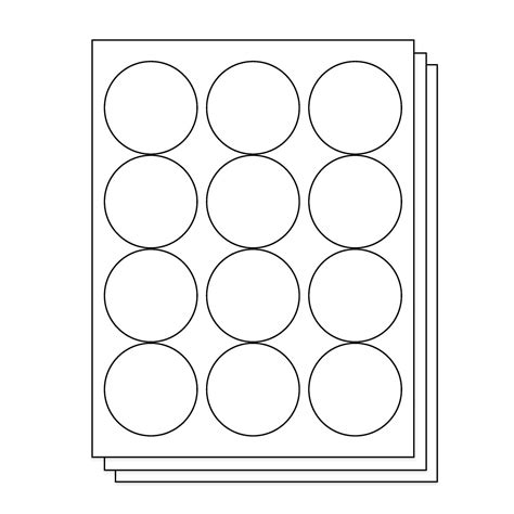 2 Circle Label Template