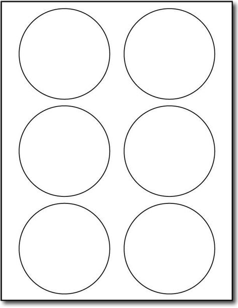 2 Inch Circle Label Template