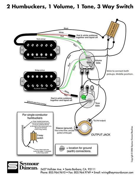 2 humbucker 1 volume 1 tone diagram pdf Kindle Editon