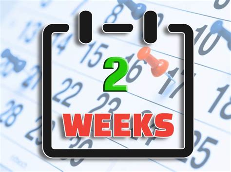 2 weeks from now date