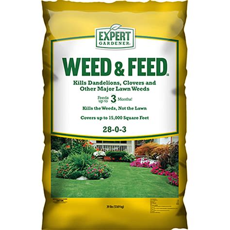 2-in-1 Lawn Care: Weed and Feed Lawn Fertilizer