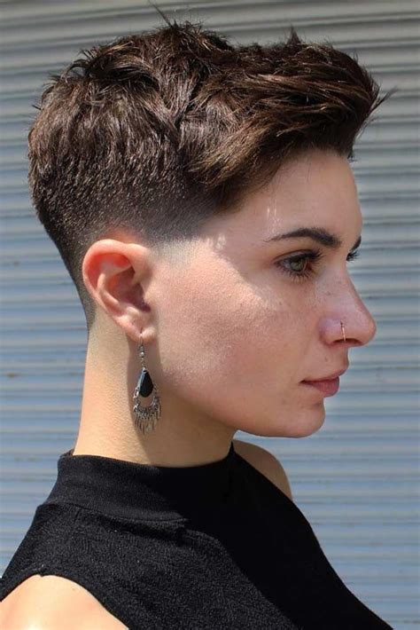 2. Tapered pixie cut