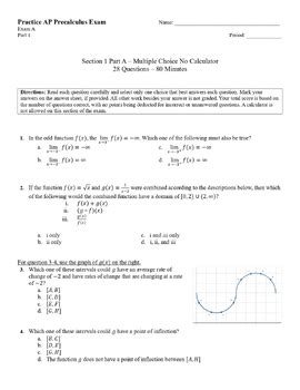 2.5 - 2.6 practice ap precalculus answers ap classroom