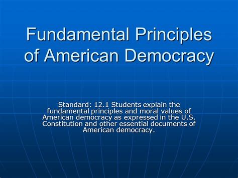 2.9 AP US Government: Principles of American Democracy