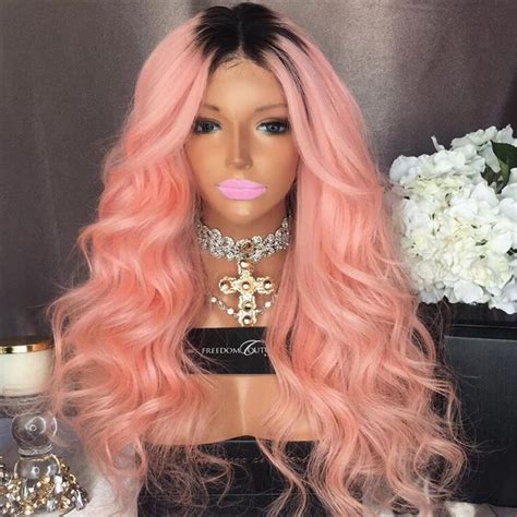 20" Long Wavy Full Lace Wigs Ombre/Two Tone Wigs