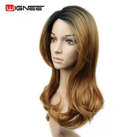 20" Wavy Long Two Tone Wigs