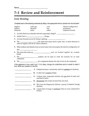 20 1 review and reinforcement answer key PDF