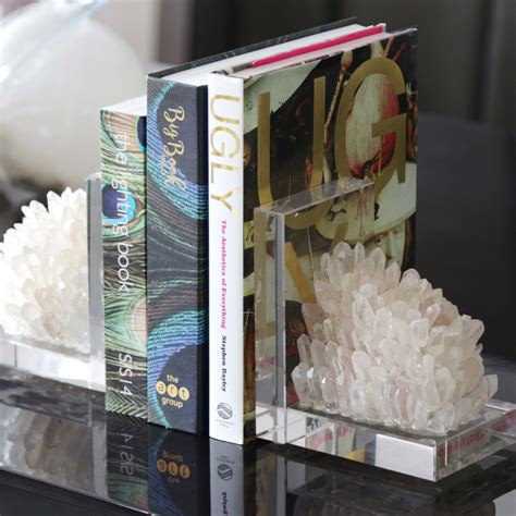 20 Breathtaking Crystal Bookends for an Aesthetically Pleasing Bookshelf