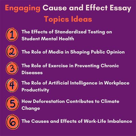 20 Captivating Cause and Effect Essay Topics: Unraveling the Intricate Tapestry