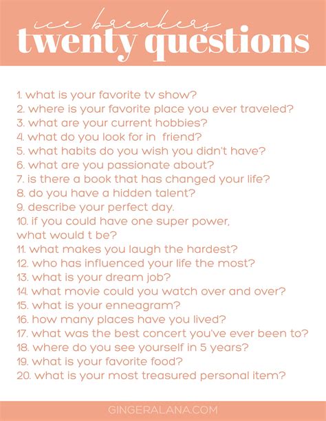 20 Questions: