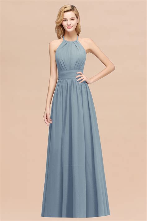 20 Stunning Halter Bridesmaid Dresses for Your Summer Wedding