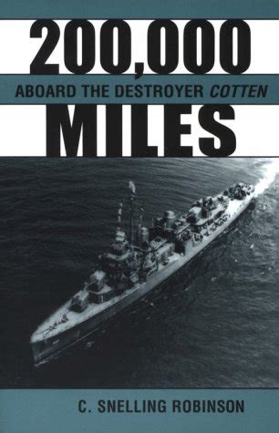 200 000 miles aboard the destroyer cotten Reader