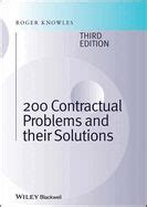 200 contractual problems and their solutions Doc