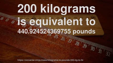 200 kg a Libras: Uncovering the Astonishing Power of 440 Pounds