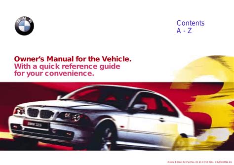 2000 Bmw 323ci Owners Manual Ebook Doc