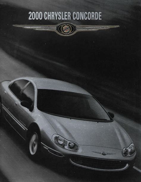 2000 CHRYSLER CONCORDE MANUAL Ebook PDF