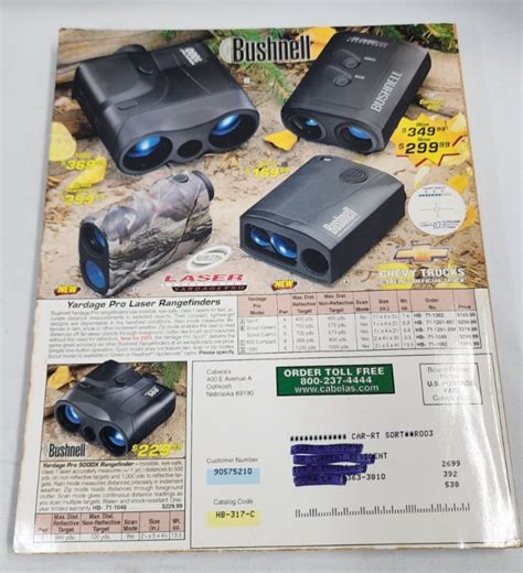 2000 Cabela's Fall Master Catalog