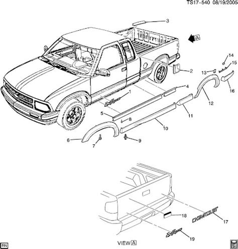 2000 Chevy S10 Parts Catalog