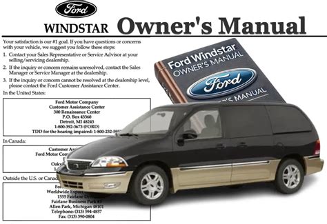 2000 Ford Windstar Owners Manual Ebook Kindle Editon