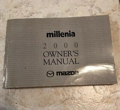 2000 Mazda Millenia Repair Manual Ebook Epub