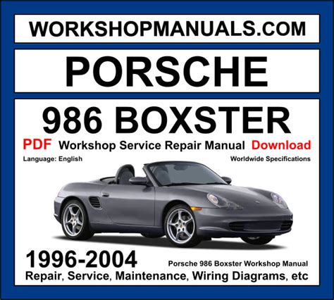 2000 Porsche Boxster 986 Owners Manual Ebook PDF