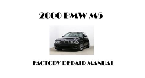 2000 bmw m5 repair Doc