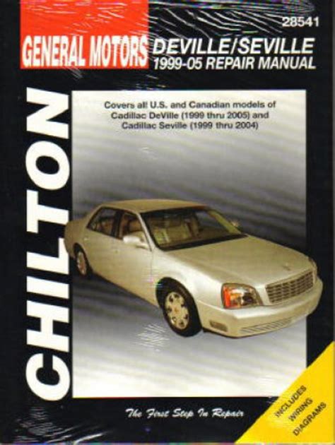 2000 cadillac deville chiltons repair manual PDF