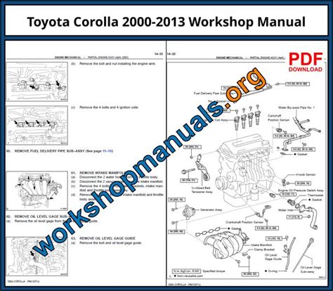 2000 corolla service manual Epub