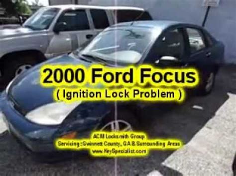 2000 ford focus ignition switch problem Epub