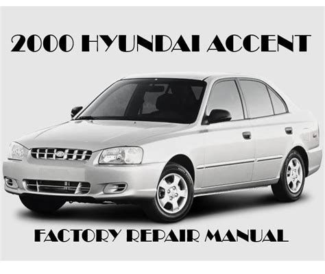 2000 hyundai accent repair manual PDF