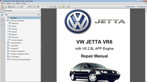 2000 jetta vr6 repair manual Doc