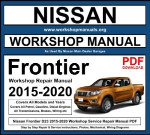 2000 nissan frontier repair manual Reader