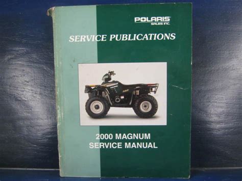 2000 polaris magnum 325 500 service manual Kindle Editon