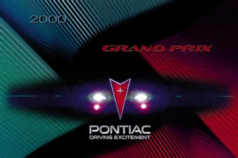 2000 pontiac grand prix owner39s manual PDF