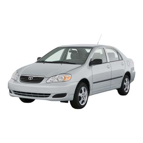 2000 toyota corolla quick reference guide pdf Doc
