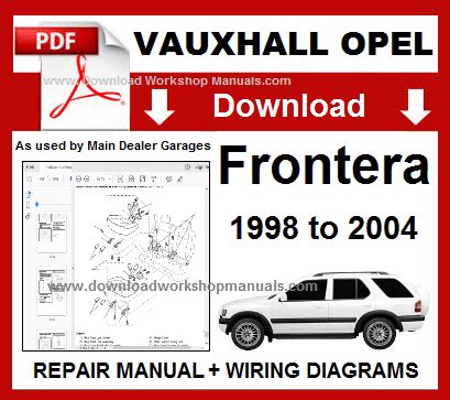 2000 vauxhall frontera owners manual Kindle Editon