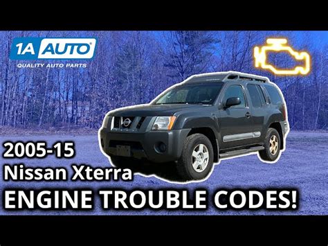 2000 xterra check engine soon light PDF