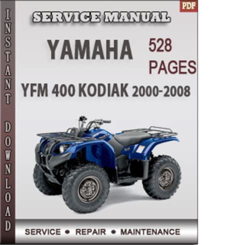 2000 yamaha kodiak 400 manual PDF