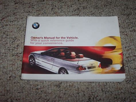 2001 325ci owners manual PDF