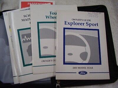 2001 Ford Explorer Sport Owners Manual Ebook Kindle Editon