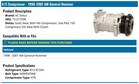 2001 am general hummer ac compressor manual Reader