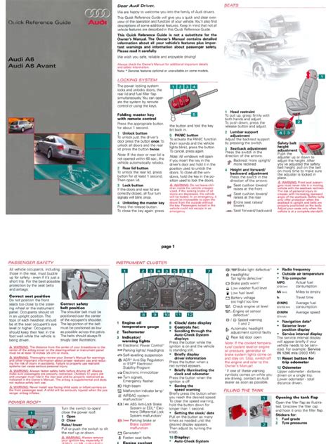 2001 audi a6 27t manual Doc