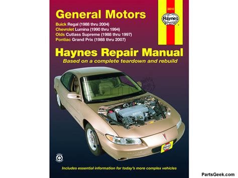 2001 buick regal repair manual Kindle Editon