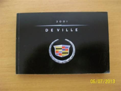 2001 cadillac deville owners manual PDF