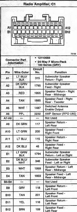 2001 chevy impala stereo wiring diagram Reader