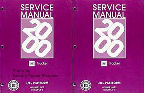 2001 chevy tracker service manual Epub
