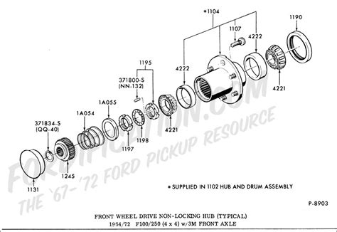 2001 f350 front hub diagram PDF