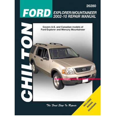 2001 ford explorer chilton repair manual Doc