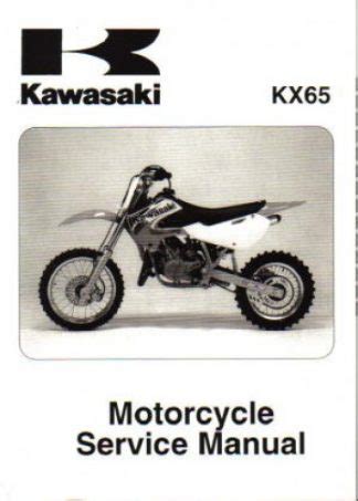 2001 kx65 service manual Kindle Editon